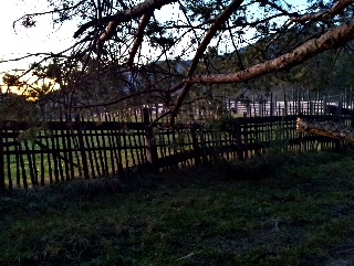 Fence dark HDR Sample Photo Picture with HDR Android App Camera+ on a Samsung Galaxy S II (S2)